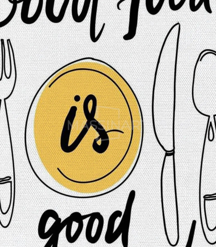 Cuadro Food Joy Massinart — embalaje y envío listo para colgar