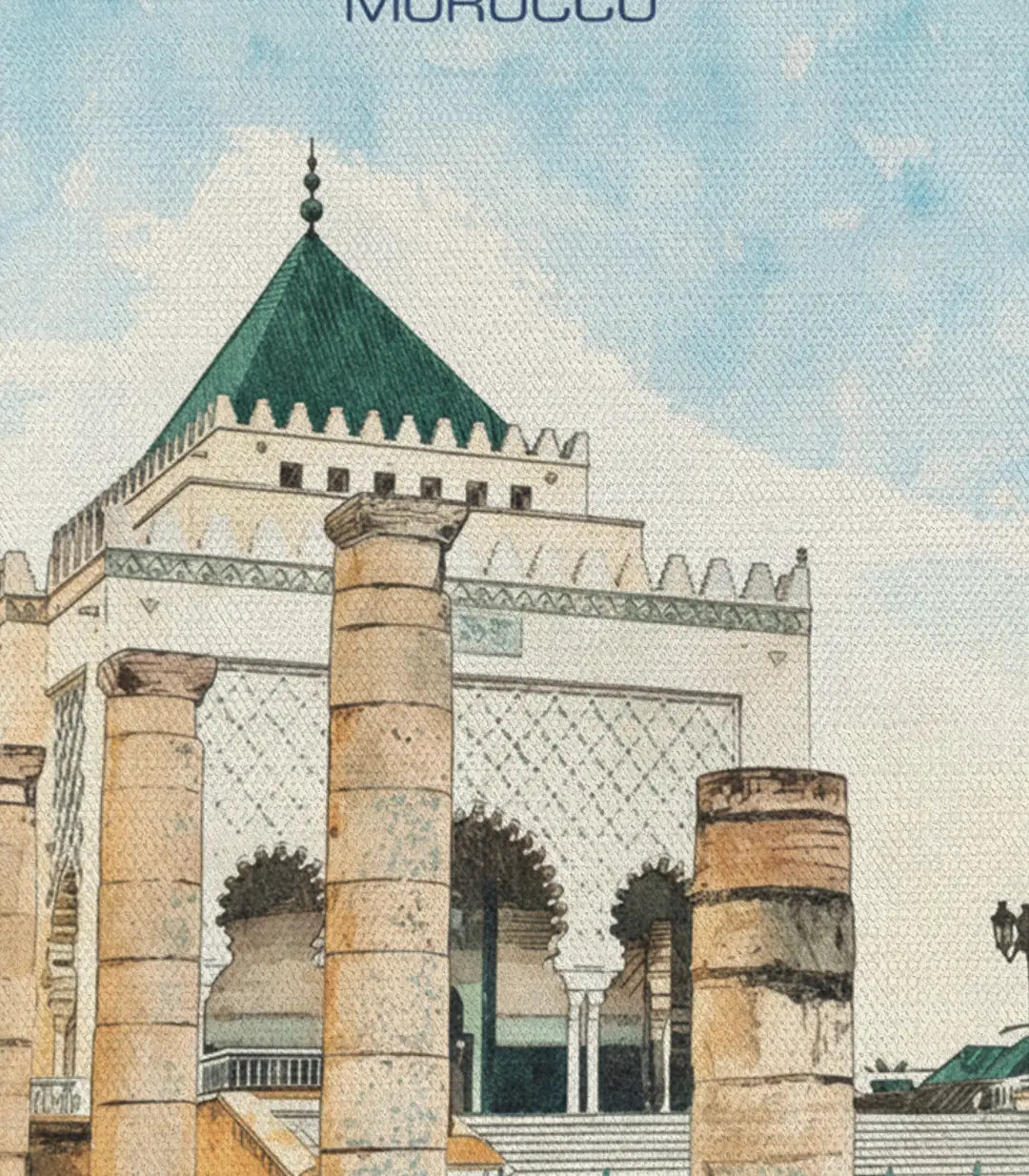 Cuadro Rabat Massinart — embalaje de envío listo para colgar
