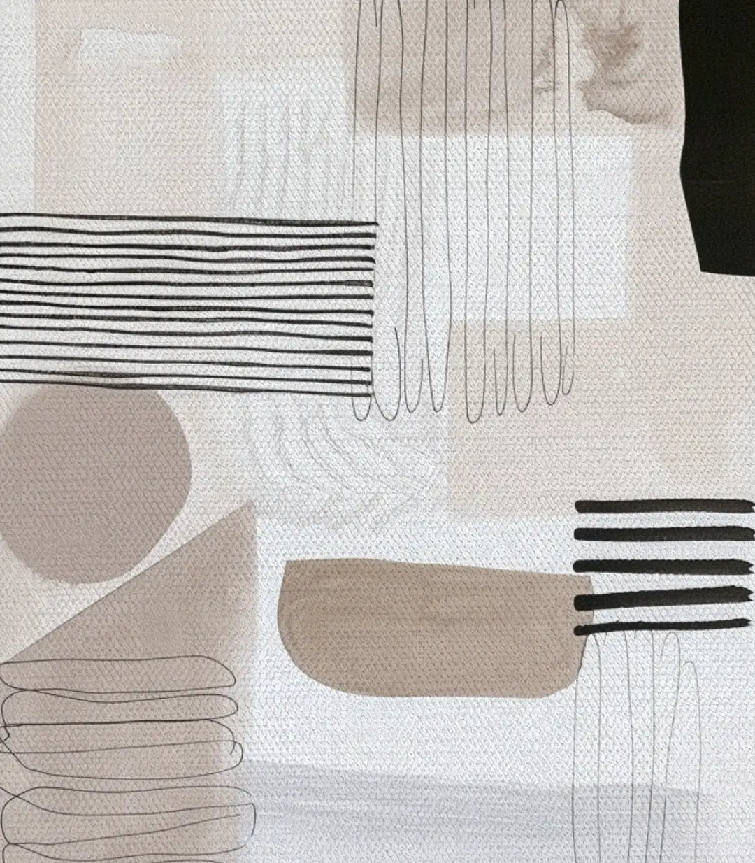 Cuadro Calm Edges de Massinart — embalaje y kit de colgado incluido, listo para colgar