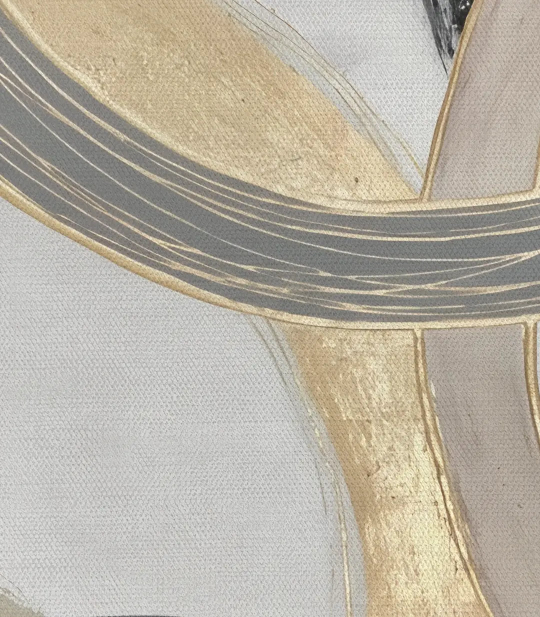 Vista del marco del cuadro Looped en madera maciza | Massinart