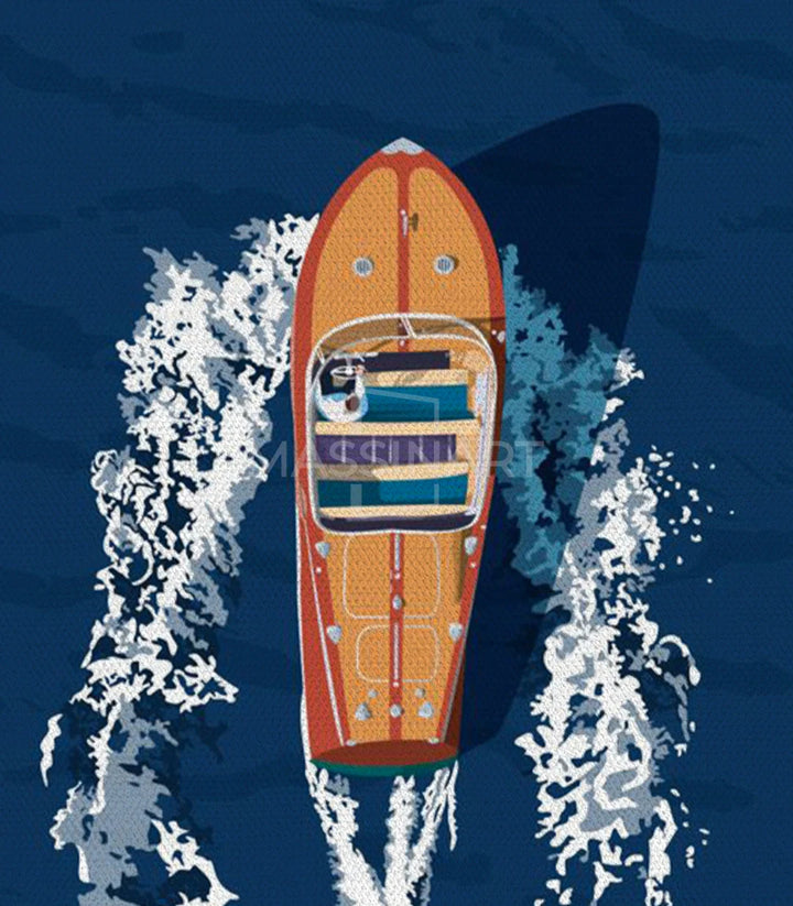Póster decorativo Lake Como de Massinart — colección viajes Italia