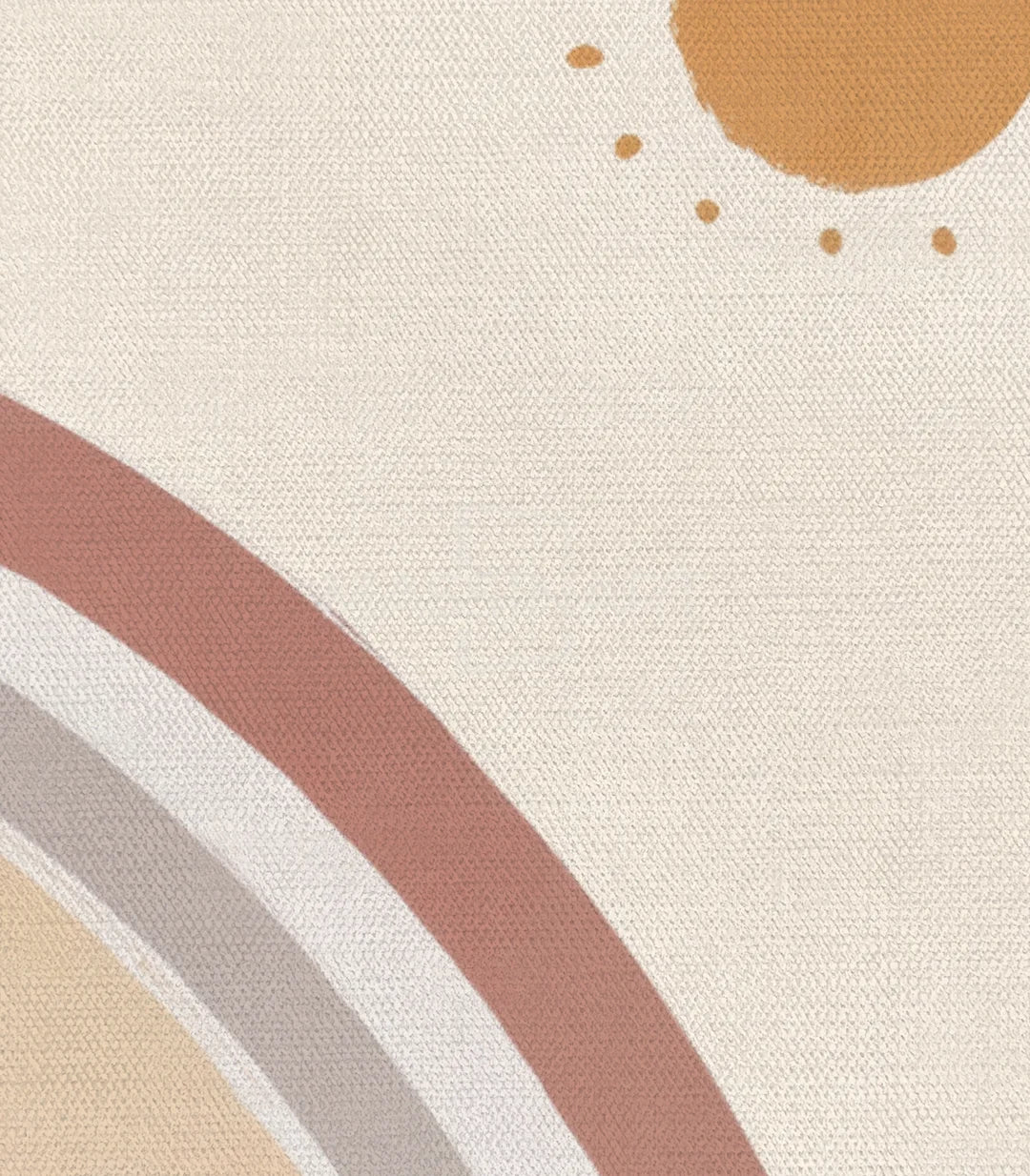 Ambientación decoración salón con díptico sol minimalista — Massinart
