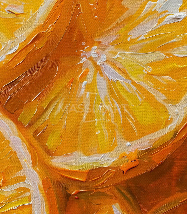 Cuadro Citrus Flow variante salón moderno Massinart