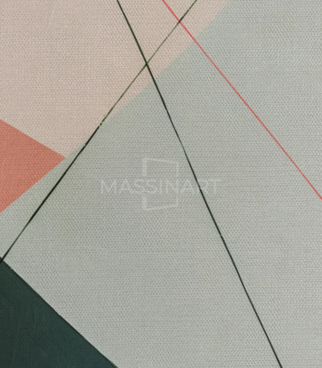Cuadro Lineage Massinart — vista general decoración interior salón