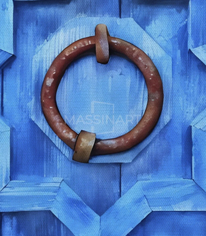 Cuadro Blue Door en salón de estilo actual - Massinart