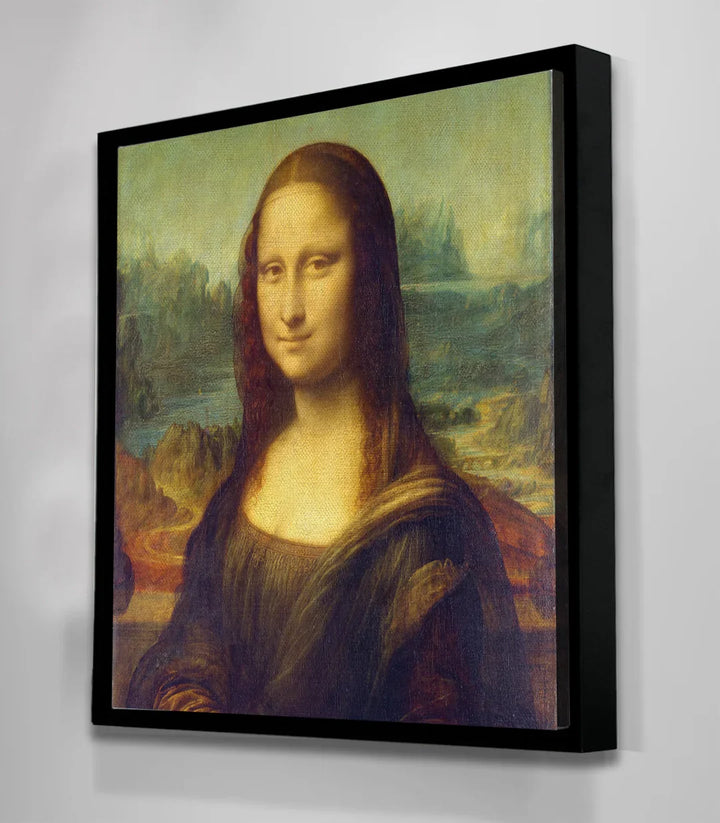 Cuadro La Gioconda escena de decoración interior Massinart