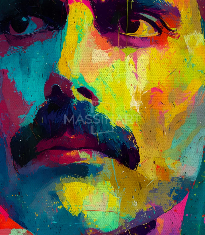 Cuadro Bold Freddie Massinart — embalaje de envío listo para colgar