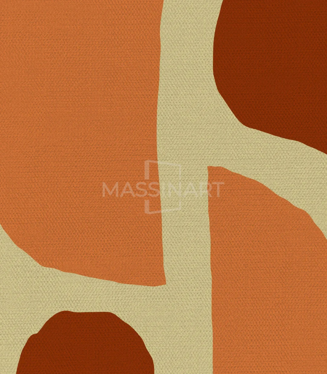 Tríptico Rustic Impressions en hotel — arte mural decorativo Massinart