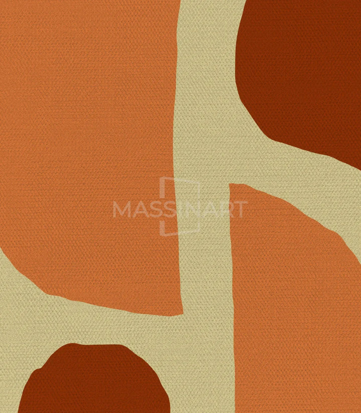Tríptico Rustic Impressions en hotel — arte mural decorativo Massinart