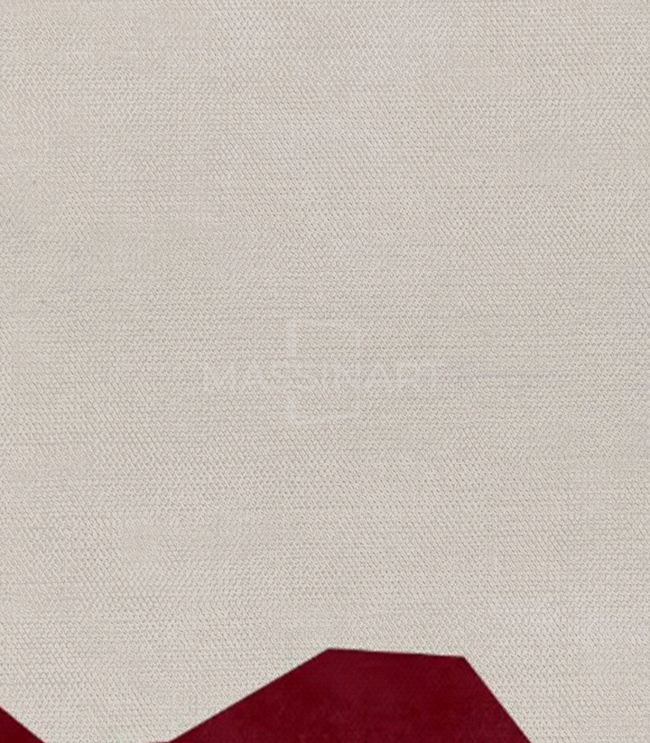 Arte mural abstracto en dormitorio estilo minimalista Massinart
