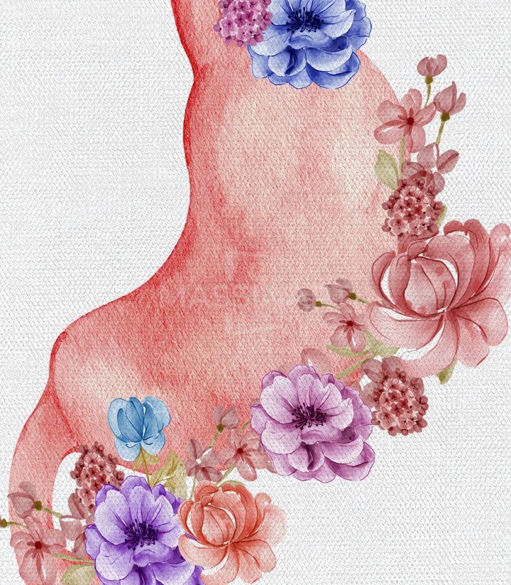 Composición floral anatómica Blooming Organs vista de conjunto Massinart