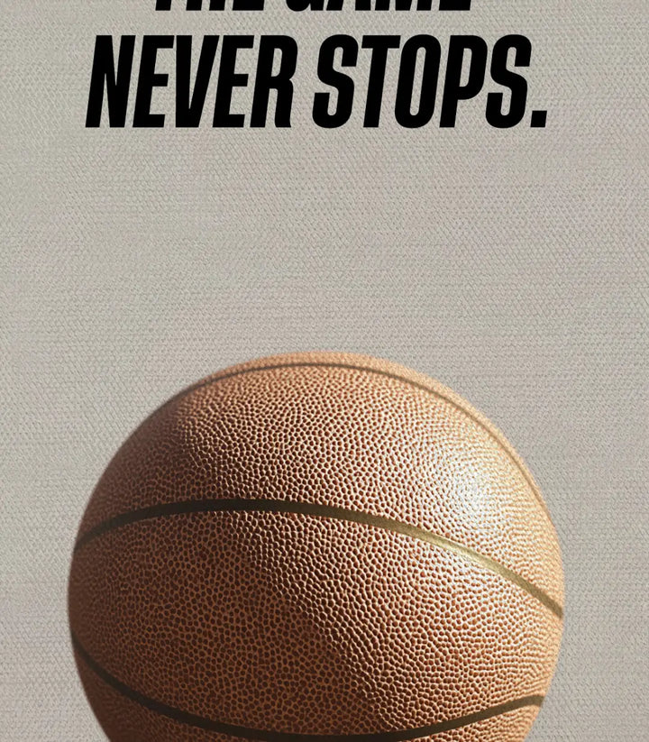 Cuadro de baloncesto motivacional en espacio de trabajo, ambiente gaming y oficina, Massinart