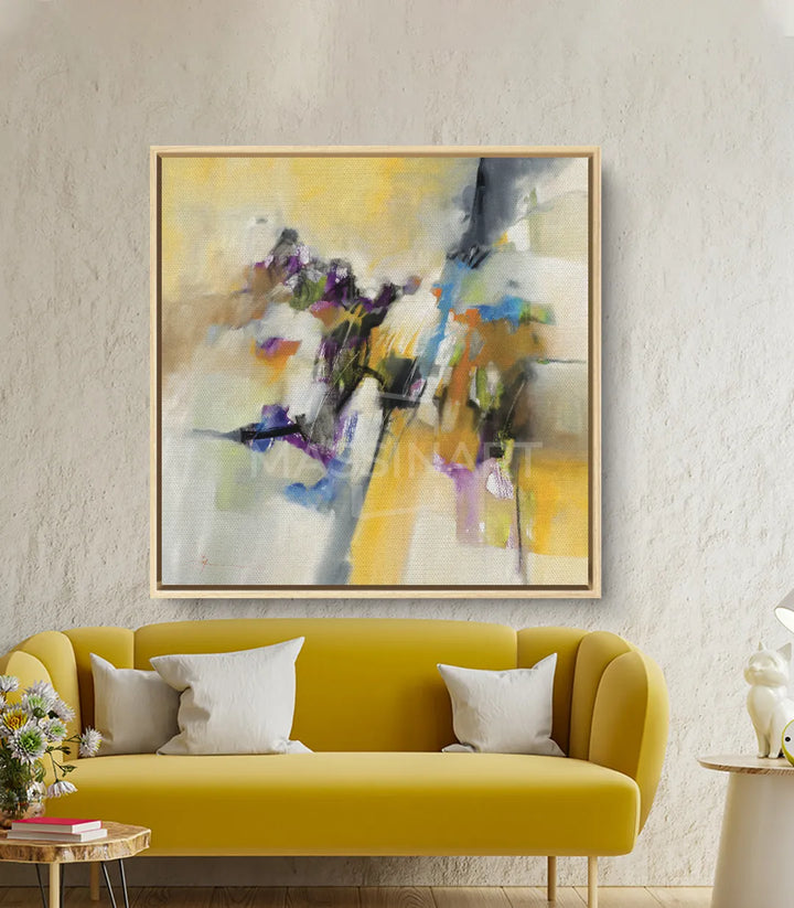 Mirage — detalle de la composición con contornos difuminados y paleta cálida | Massinart