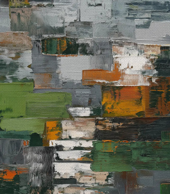 Cuadro Forest Layers de Massinart — embalaje y envío listo para colgar