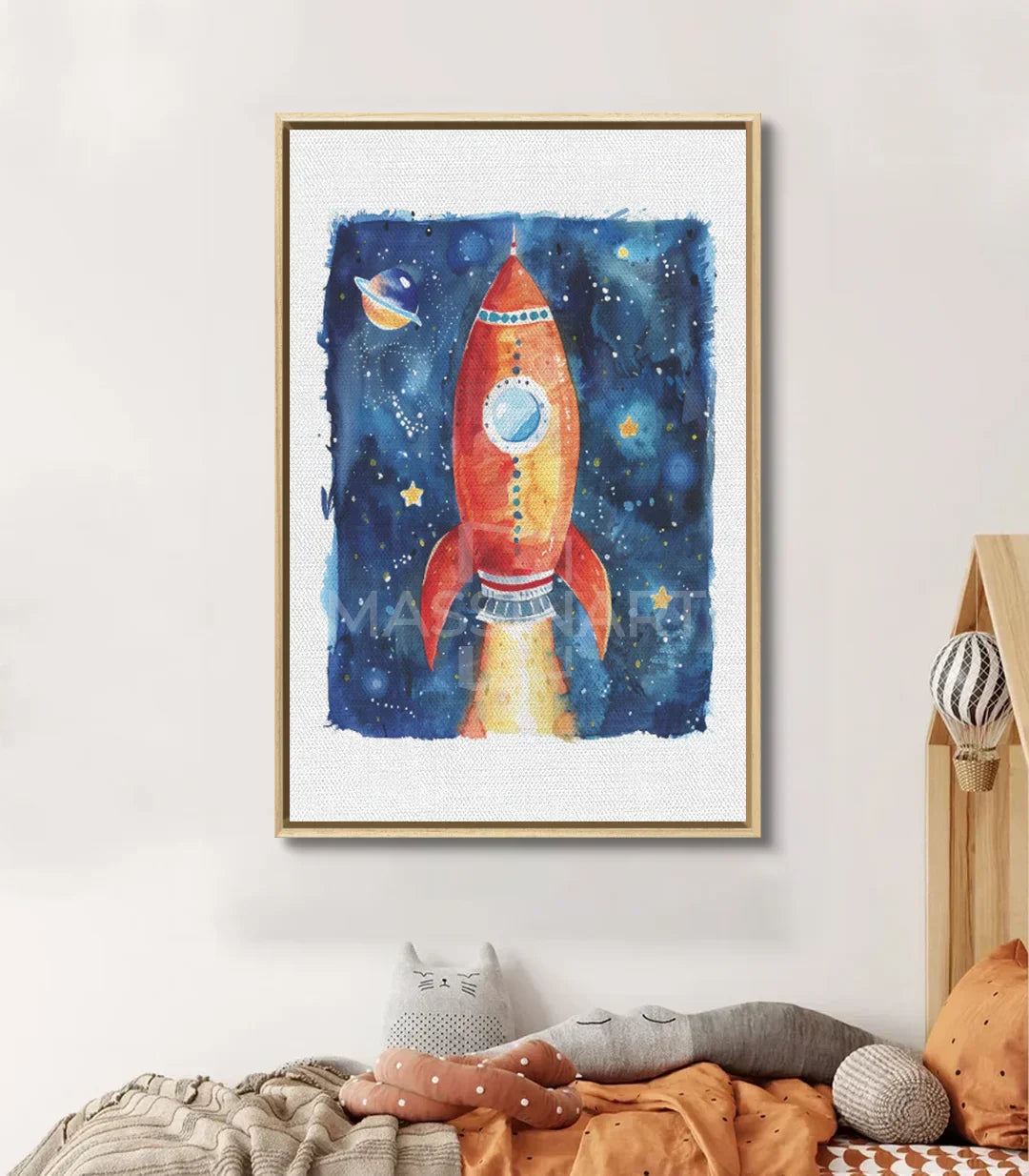 Cuadro To Space Massinart — ambientación habitación infantil niña