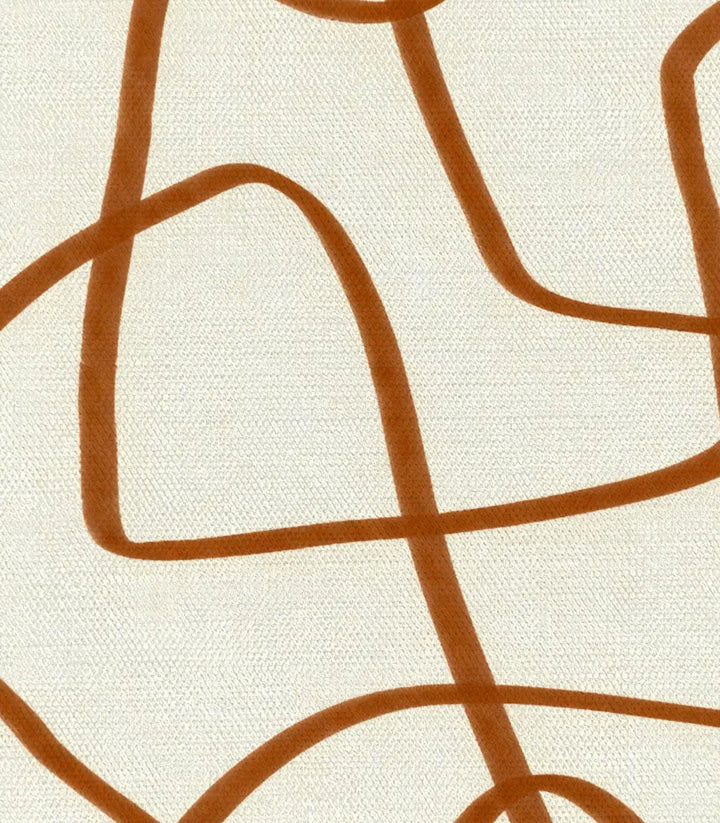 Cuadro Terra Lines paleta de colores — formas geométricas beige y terracota Massinart