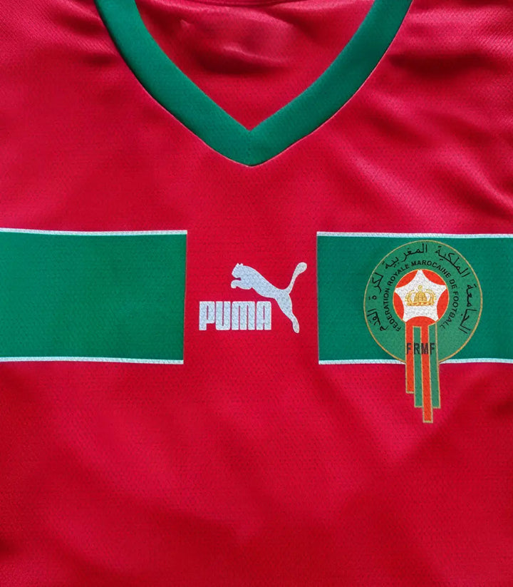Cuadro camiseta nacional fútbol Marruecos, arte mural deportivo Massinart