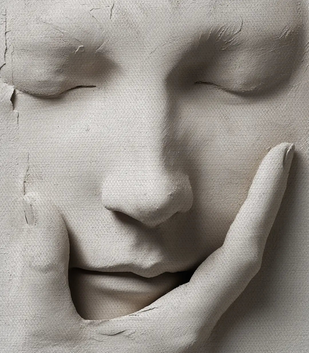 Slumber – lámina artística figurativa en blanco y negro, ambiente sereno | Massinart