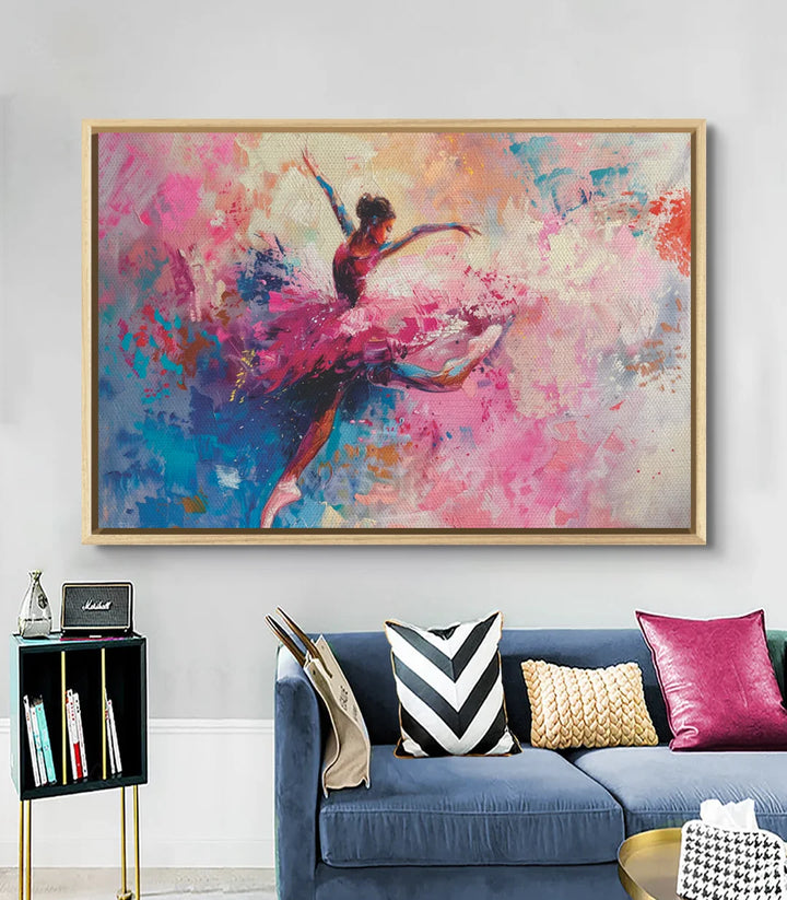 Cuadro Flow en salón contemporáneo Massinart