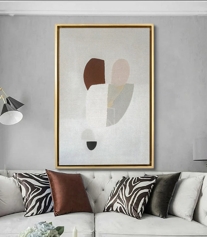 Cuadro Cadence decoración salón moderno composición minimalista Massinart