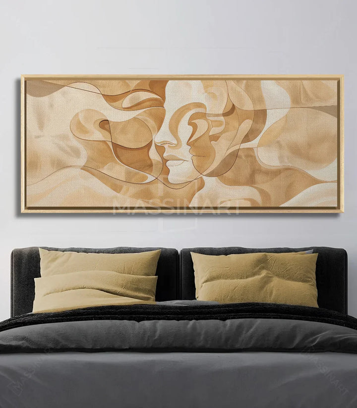 Cuadro Wisdom en salón contemporáneo, decoración de pared minimalista Massinart