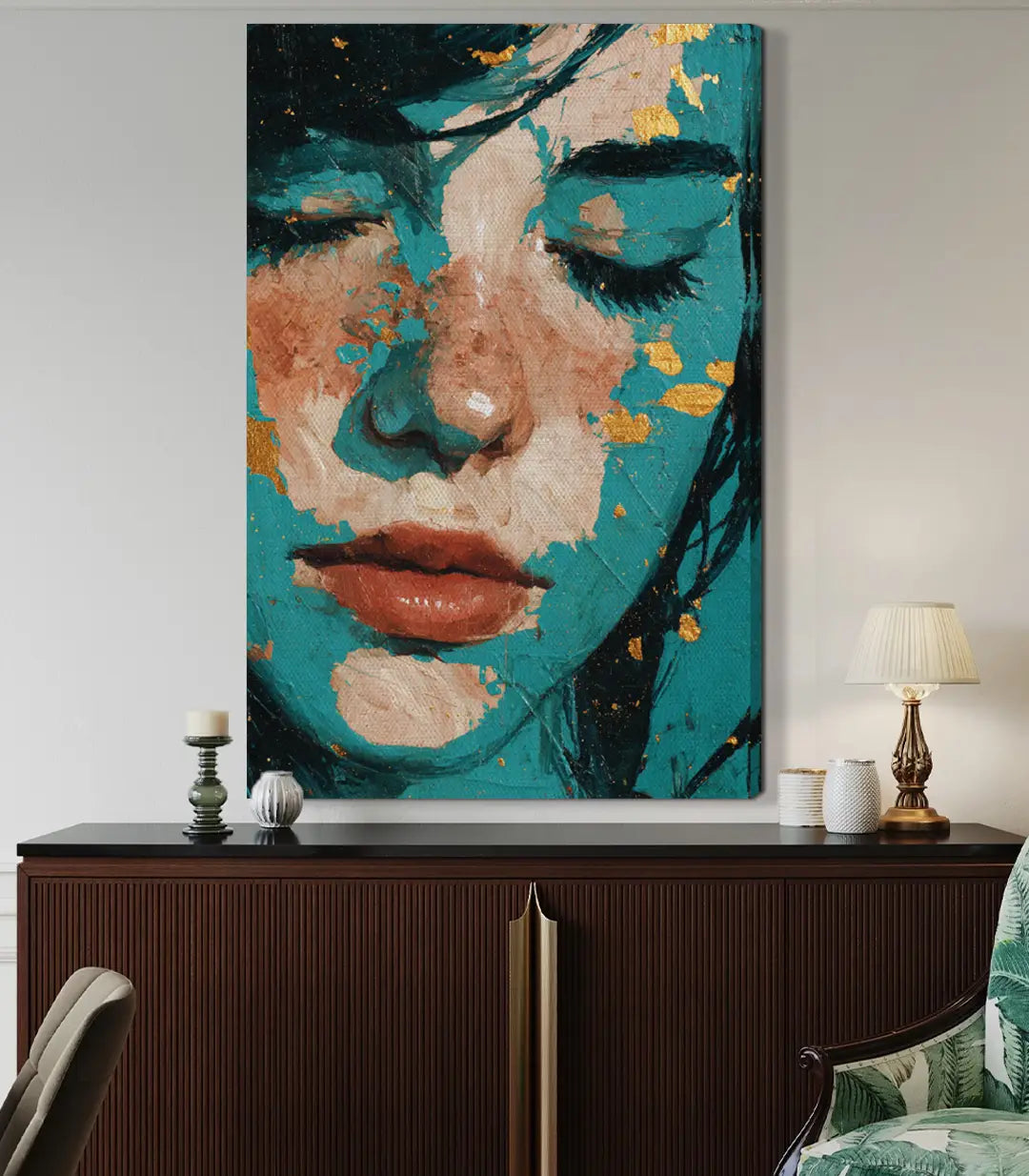 Cuadro Inner Sorrow decoración mural salón y salón-comedor — Massinart