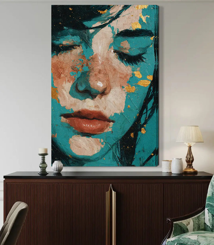 Cuadro Inner Sorrow decoración mural salón y salón-comedor — Massinart