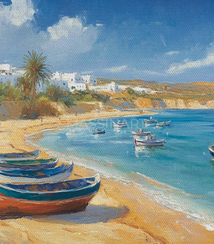 Cuadro Coastal Breeze Massinart — embalaje de envío, listo para colgar
