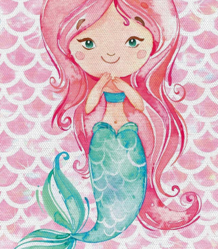 Cuadro Mermaid Massinart — embalaje de envío listo para colgar