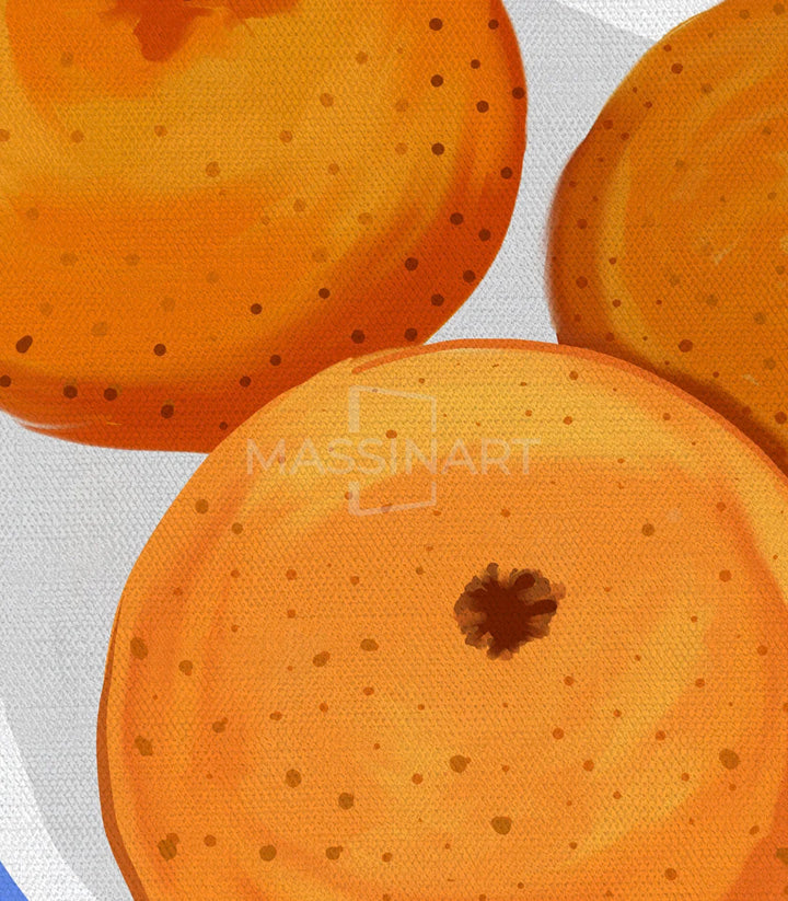 Cuadro Pomegranate Trio Massinart — formato vertical sobre lienzo canvas