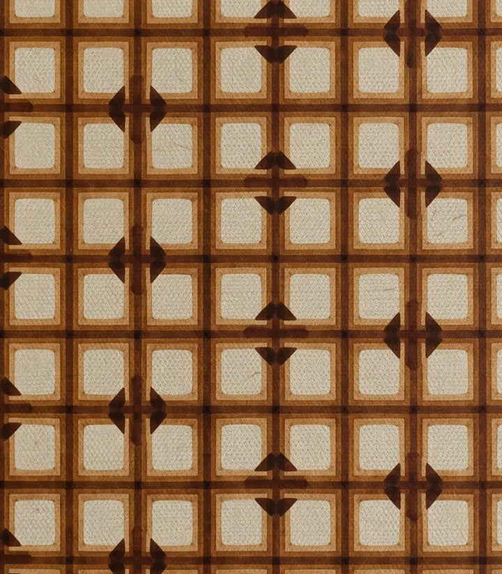 Composición mural de seis piezas abstractas estilo Japandi para decoración de pared