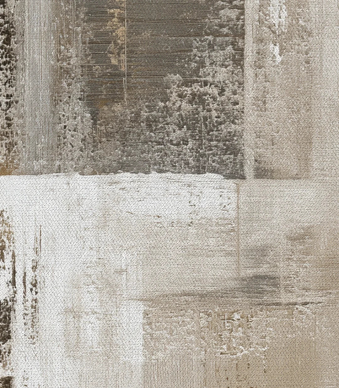Earthtones – tríptico decorativo sobre sofá, paleta neutra intemporal