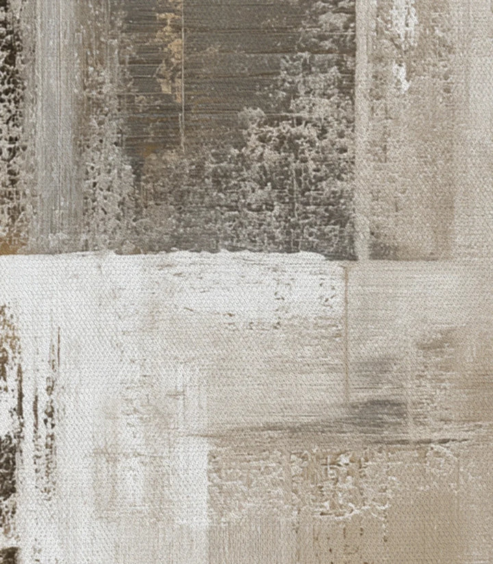 Earthtones – tríptico decorativo sobre sofá, paleta neutra intemporal