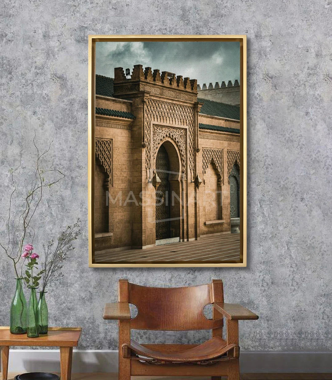Cuadro Opulent Gate en ambientación de salón moderno — Massinart