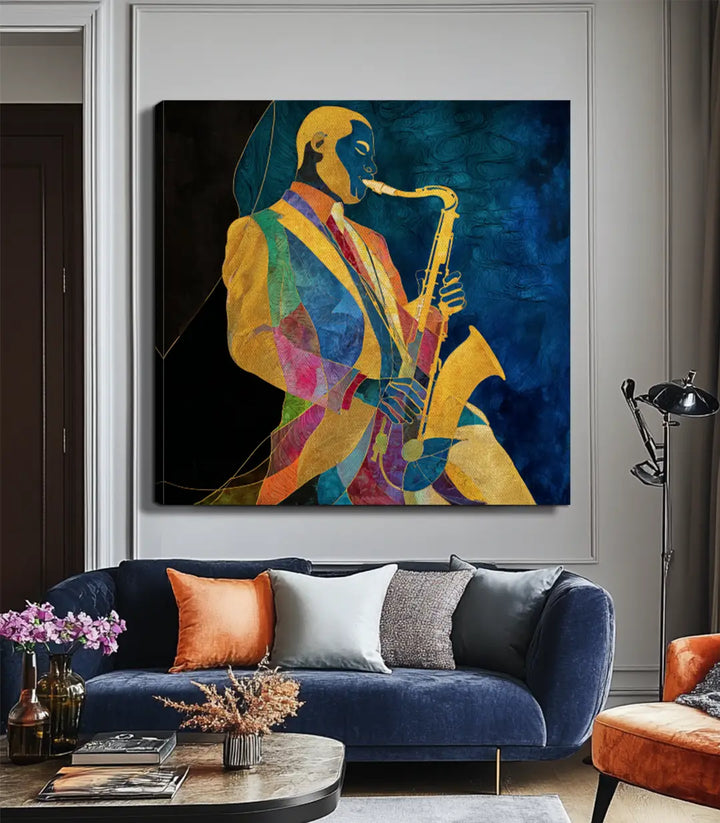 Cuadro Color Jazz variante de color — arte mural decorativo Massinart