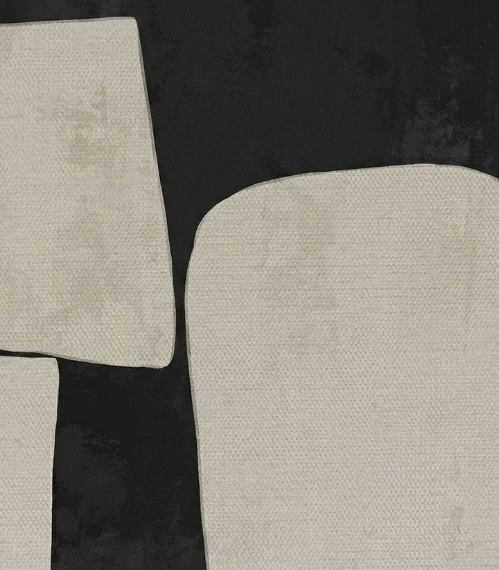 Cuadro Monolith detalle marco negro acabado artístico Massinart