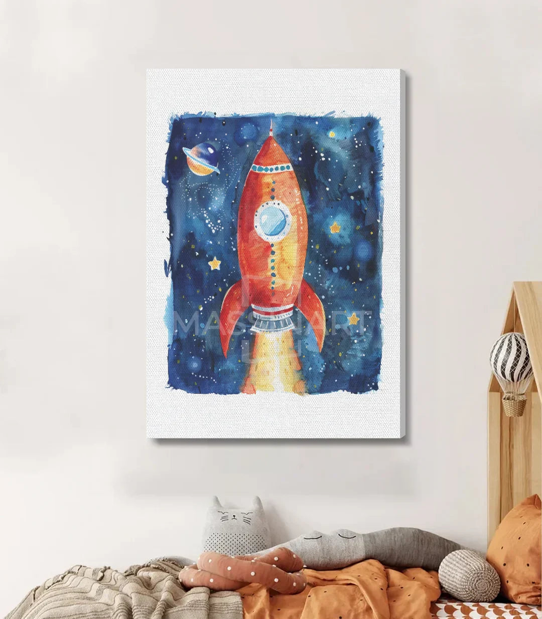 Cuadro To Space Massinart — decoración mural infantil espacio