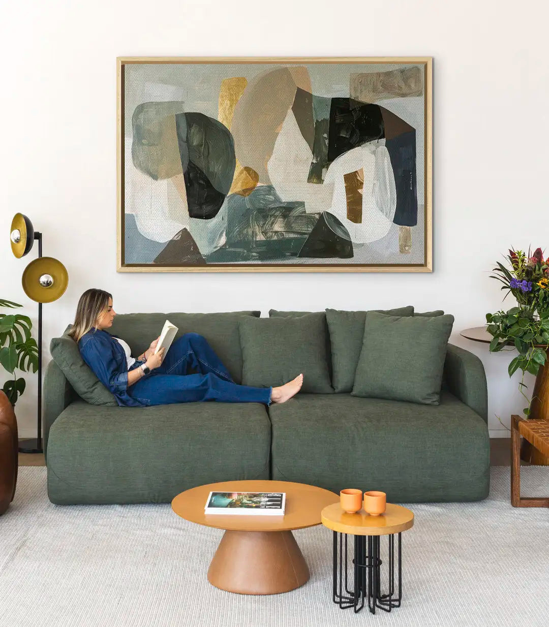 Cuadro Silt Massinart — decoración de salón contemporáneo