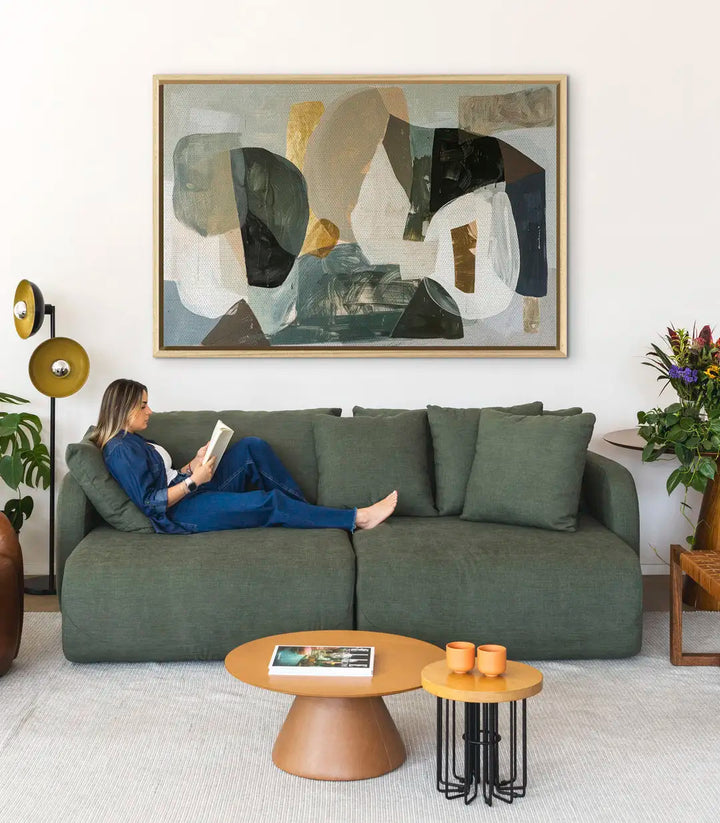 Cuadro Silt Massinart — decoración de salón contemporáneo