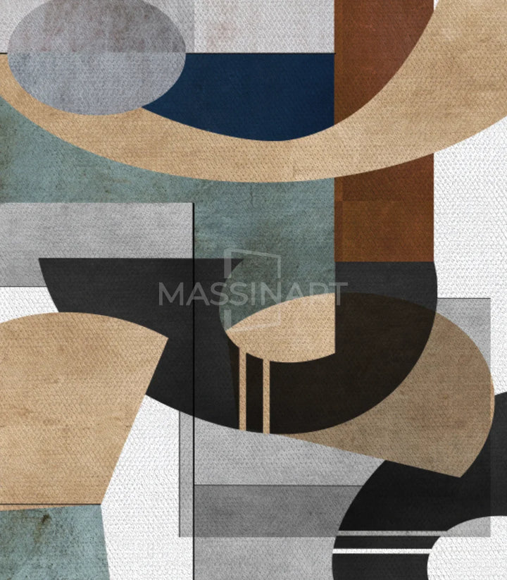 Cuadro Eternity tríptico en oficina contemporánea — arte mural decorativo | Massinart