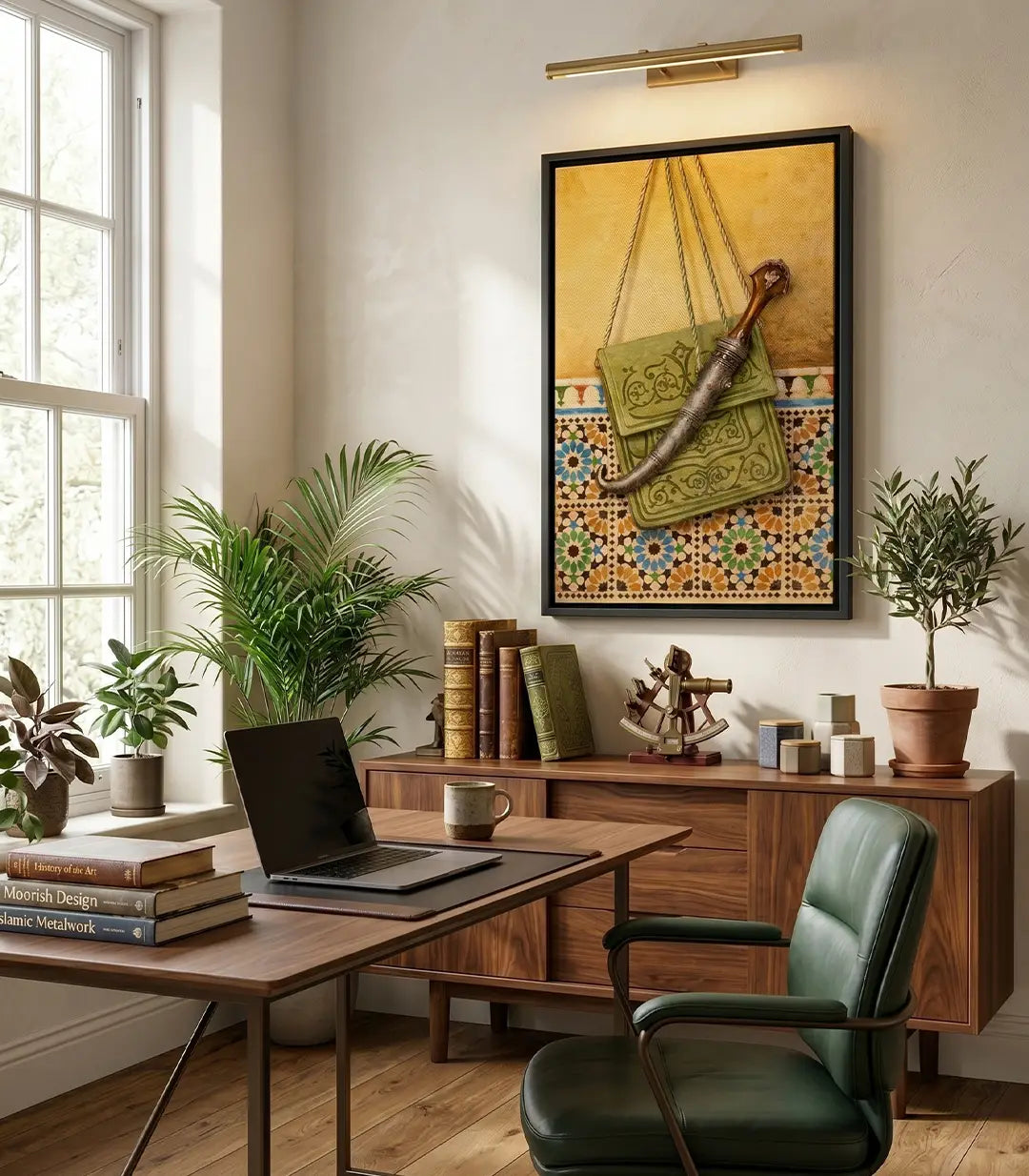 Detalle decorativo — Royal Khanjar crea ambiente orientalista en interior, Massinart
