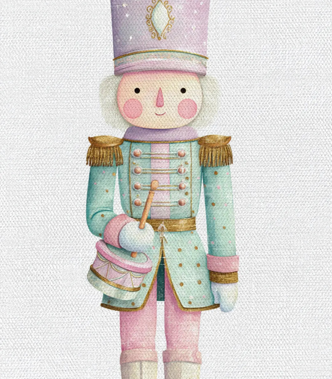 Cuadro Fairy Guard díptico detalle ilustración acuarela del cascanueces, Massinart