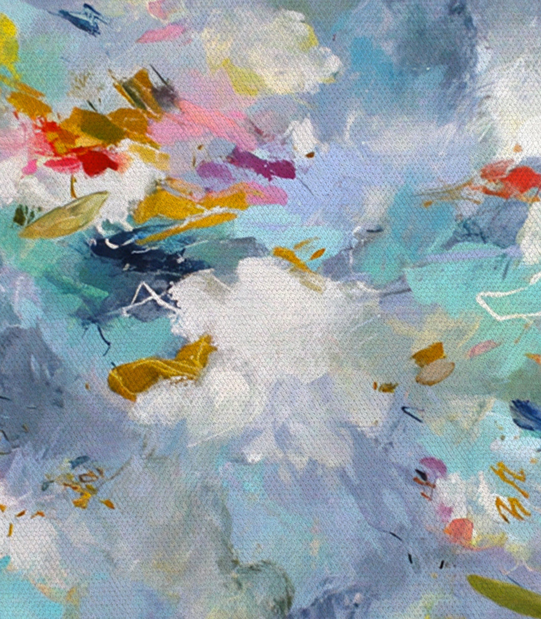 Colorstorm – cuadro decorativo abstracto contemporáneo con paleta vibrante