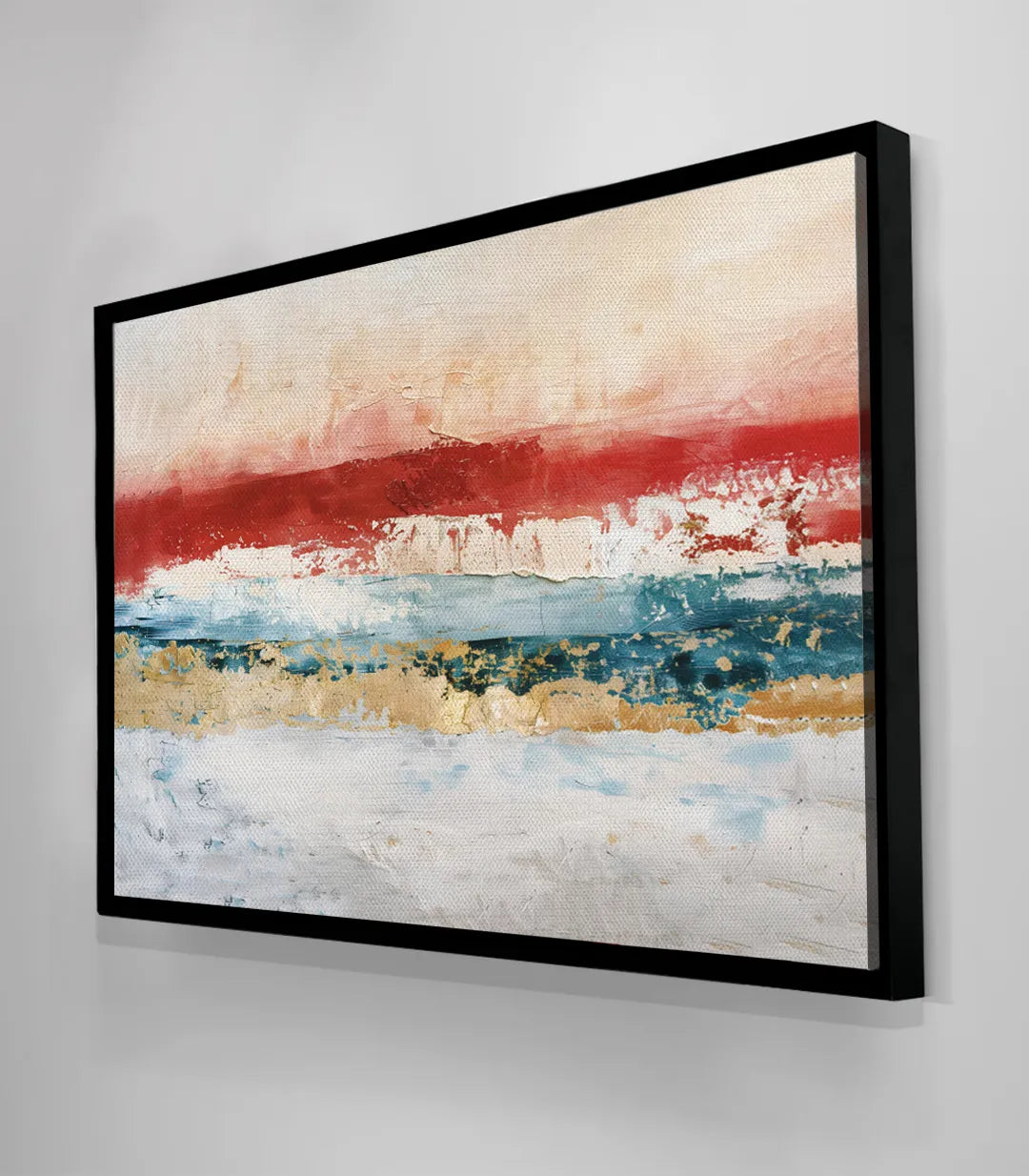 Cuadro abstracto horizonte en despacho u oficina — Massinart