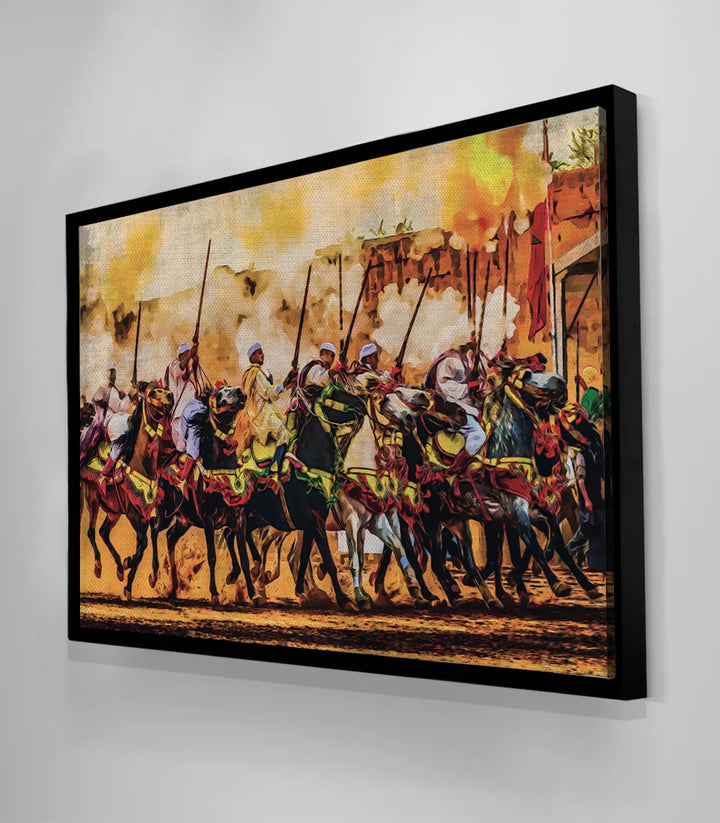 Cuadro Tbourida Massinart — decoración en hotel o alojamiento turístico