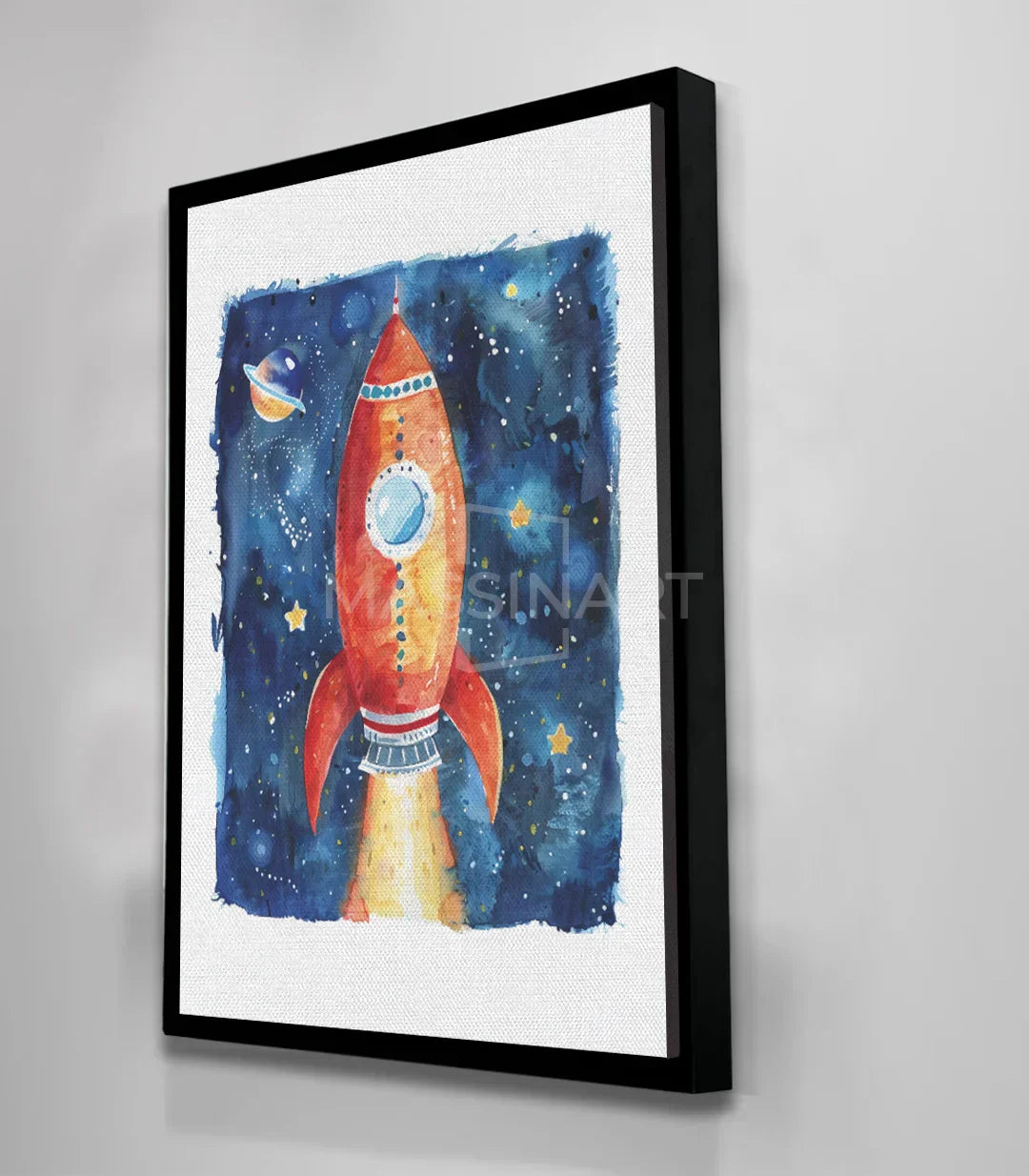 Cuadro To Space Massinart — colores azul rojo dorado universo