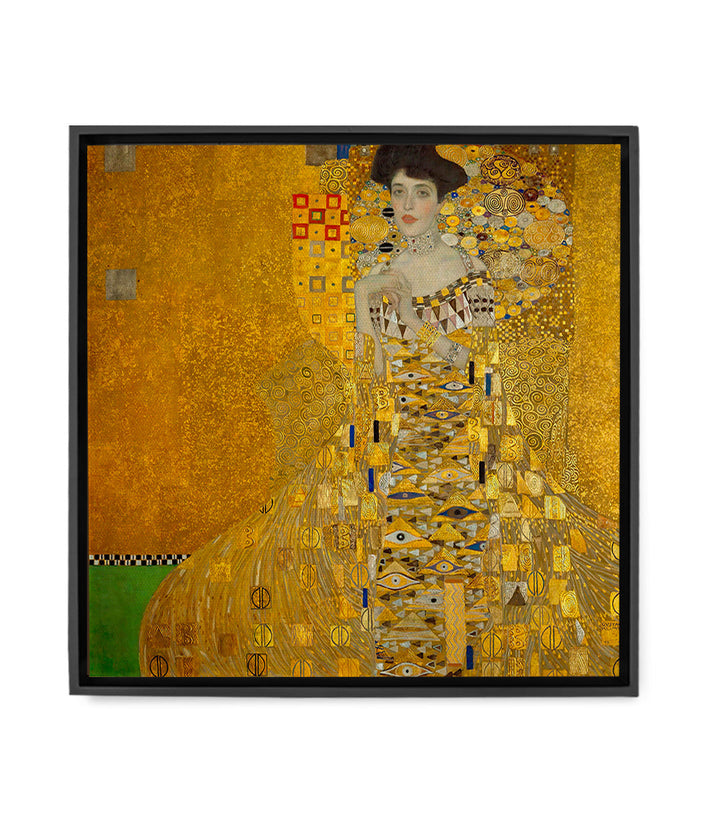 Cuadro Retrato de Adele Bloch-Bauer I — mujer elegante fondo dorado Art Nouveau Massinart