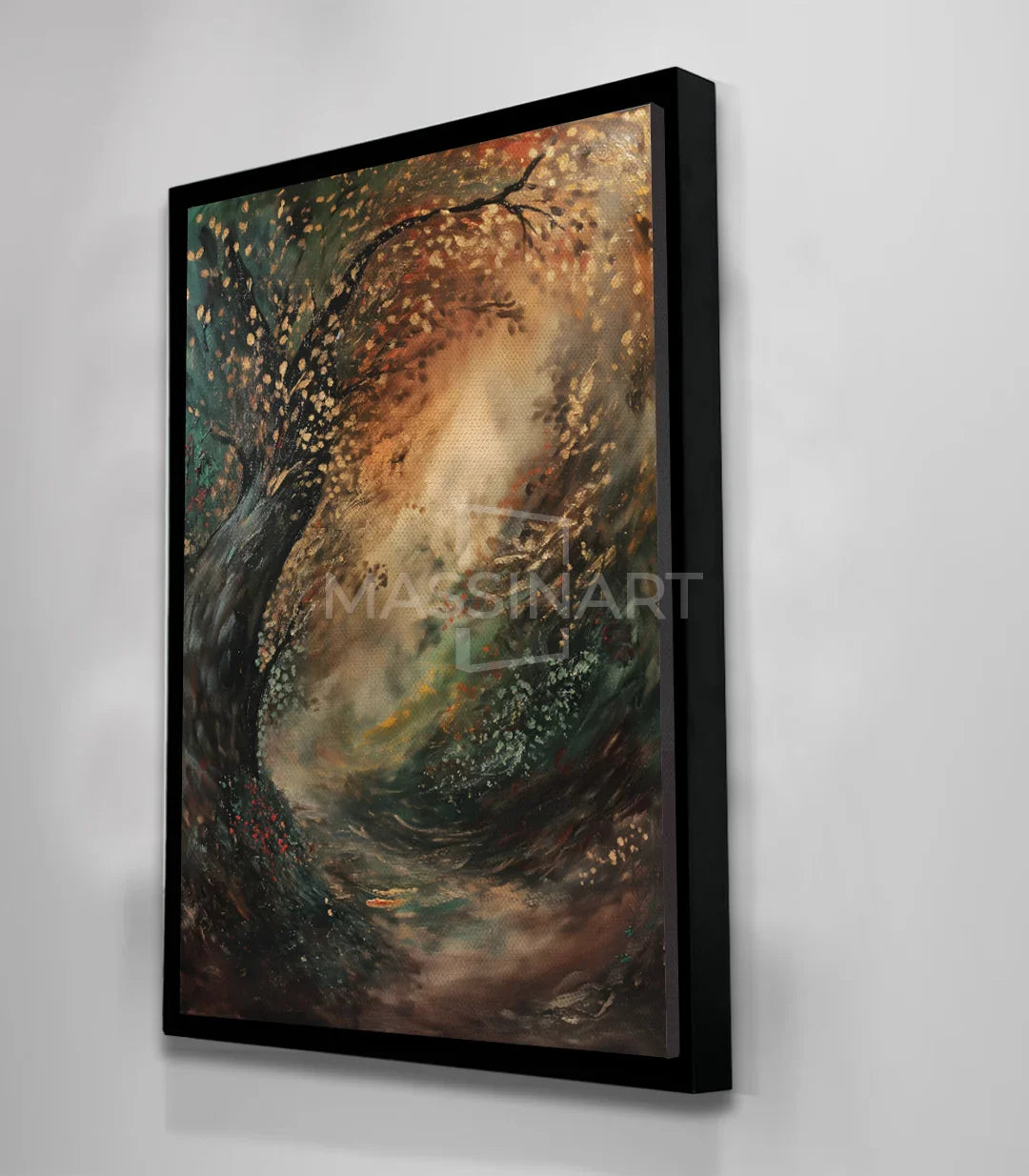 Cuadro árbol luminoso decoración de pared interior Massinart