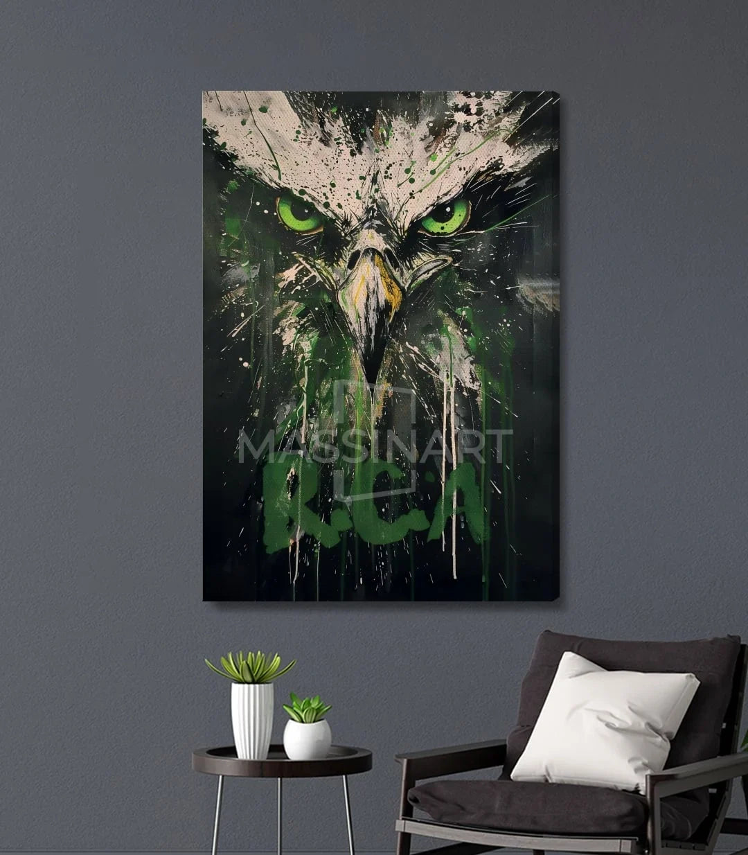 Detalle expresionista del cuadro The Royal Eagle — Massinart