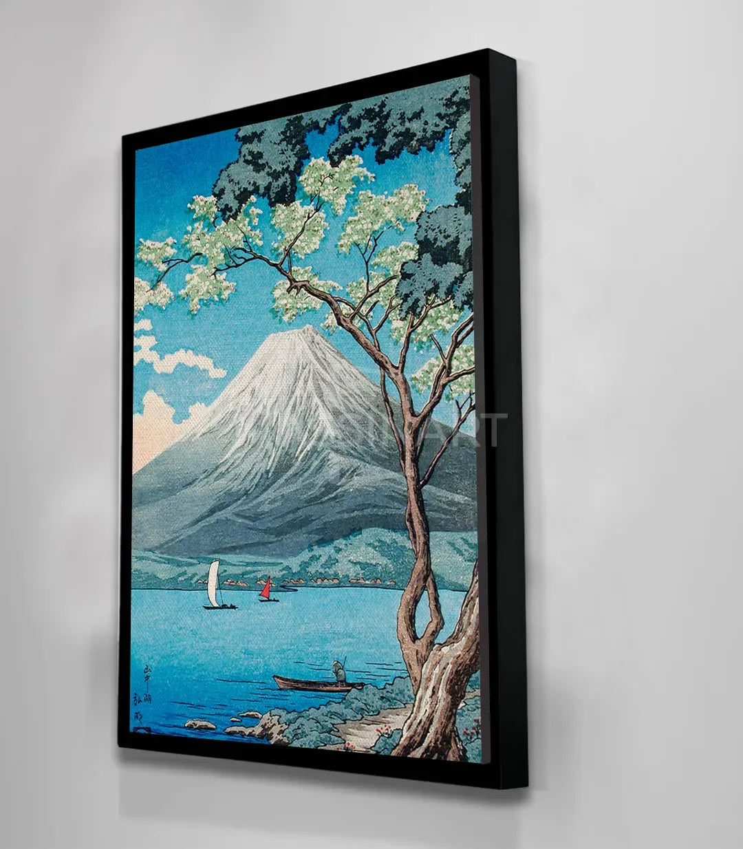 Cuadro Silent Waters en decoración de escritorio — paisaje contemplativo sereno Massinart
